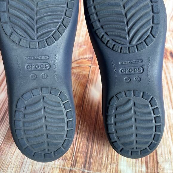 Crocs KADEE Womens Size 11 Blue Slingback Sandals Shoes Ballet Flats Loafers - Picture 9 of 10